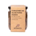 Corazones de alcachofas asadas en leña de olivo con AOVE (1 ud. x 305g)