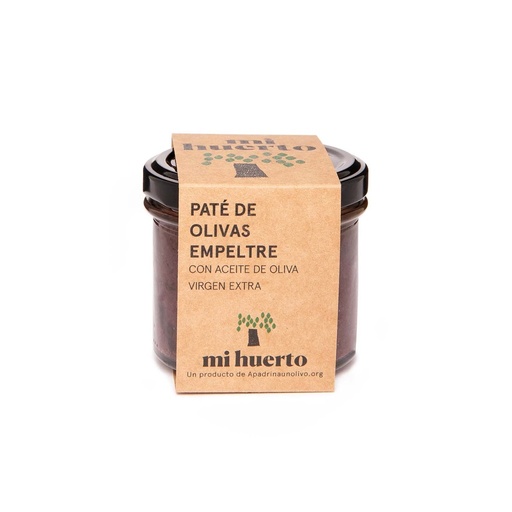 [pat-oliv-110gr-1ud] Paté de olivas Empeltre con AOVE (1 ud. x 110g)
