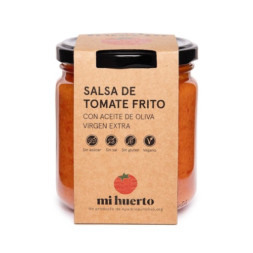 [tom-305g-1ud] Salsa de tomate frito con AOVE (1 ud. 350g)